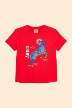 Farm Rio Aries Zodiac Organic Cotton T-Shirt -Farm Rio Dress Shop 306689 05