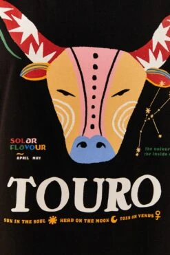 Farm Rio Taurus Zodiac Organic Cotton T-Shirt -Farm Rio Dress Shop 306690 04