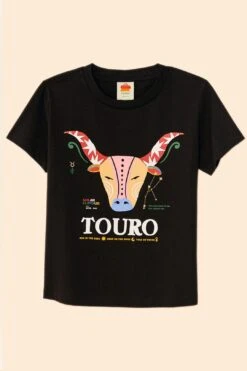 Farm Rio Taurus Zodiac Organic Cotton T-Shirt -Farm Rio Dress Shop 306690 06