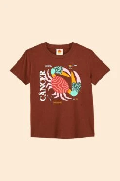 Farm Rio Cancer Zodiac Organic Cotton T-Shirt -Farm Rio Dress Shop 306692 05