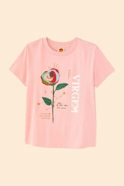 Farm Rio Virgo Zodiac Organic Cotton T-Shirt -Farm Rio Dress Shop 306694 06