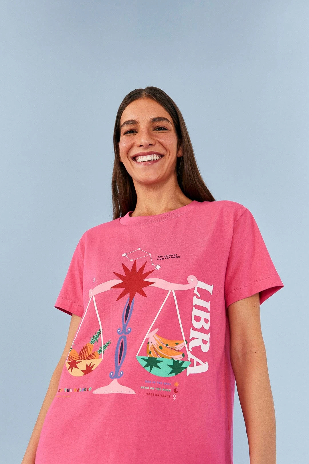 Farm Rio Libra Zodiac Organic Cotton T-Shirt 3 Farm Rio Libra Zodiac Organic Cotton T-Shirt