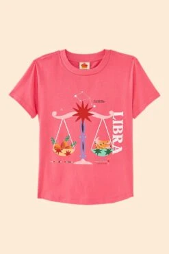 Farm Rio Libra Zodiac Organic Cotton T-Shirt 11 Farm Rio Libra Zodiac Organic Cotton T-Shirt -Farm Rio Dress Shop 306695 06