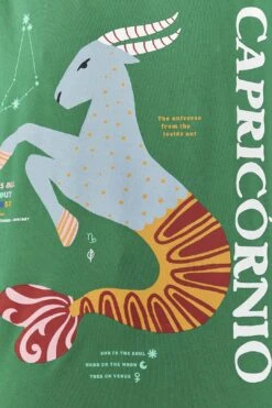 Farm Rio Capricorn Zodiac Organic Cotton T-Shirt 10 Farm Rio Capricorn Zodiac Organic Cotton T-Shirt -Farm Rio Dress Shop 306698 04