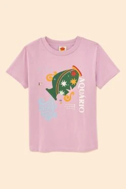 Farm Rio Aquarius Zodiac Organic Cotton T-Shirt -Farm Rio Dress Shop 306699 06