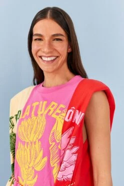 Farm Rio Mixed Prints Organic Cotton Mini Dress -Farm Rio Dress Shop 306714 03