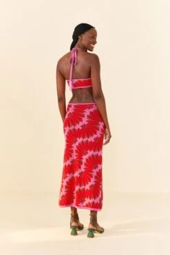 Farm Rio Pink Copacabana Knit Dress -Farm Rio Dress Shop 306746 04