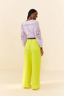 Farm Rio Lilac Lace Blouse 9 Farm Rio Lilac Lace Blouse -Farm Rio Dress Shop 306897 04