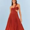 Farm Rio Brown Maxi Dress -Farm Rio Dress Shop 306899 01