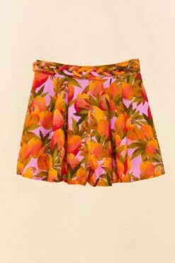 Farm Rio Lilac Mango Macaws Shorts -Farm Rio Dress Shop 306909 06