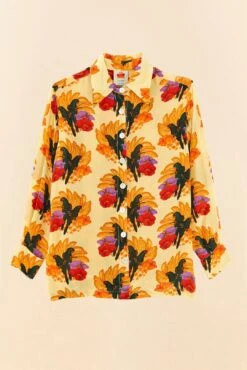 Farm Rio Banana Nest Pajama Shirt -Farm Rio Dress Shop 306914 06