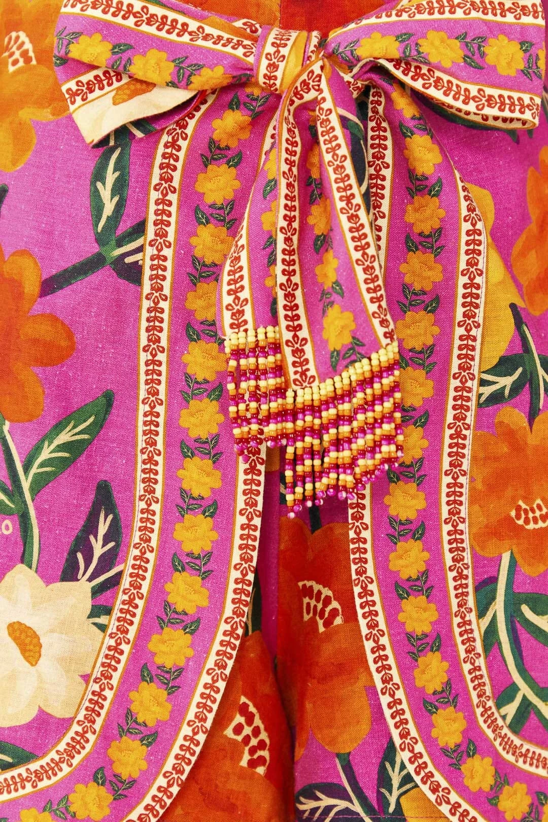 Farm Rio Pink Flower Tapestry Shorts 6 Farm Rio Pink Flower Tapestry Shorts - Image 4