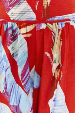 Farm Rio Red Sweet Jungle Organic Cotton Shorts 8 Farm Rio Red Sweet Jungle Organic Cotton Shorts -Farm Rio Dress Shop 306991 06