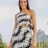 Farm Rio Black Copacabana Cut Out Mini Dress 1 Farm Rio Black Copacabana Cut Out Mini Dress -Farm Rio Dress Shop 306998 01