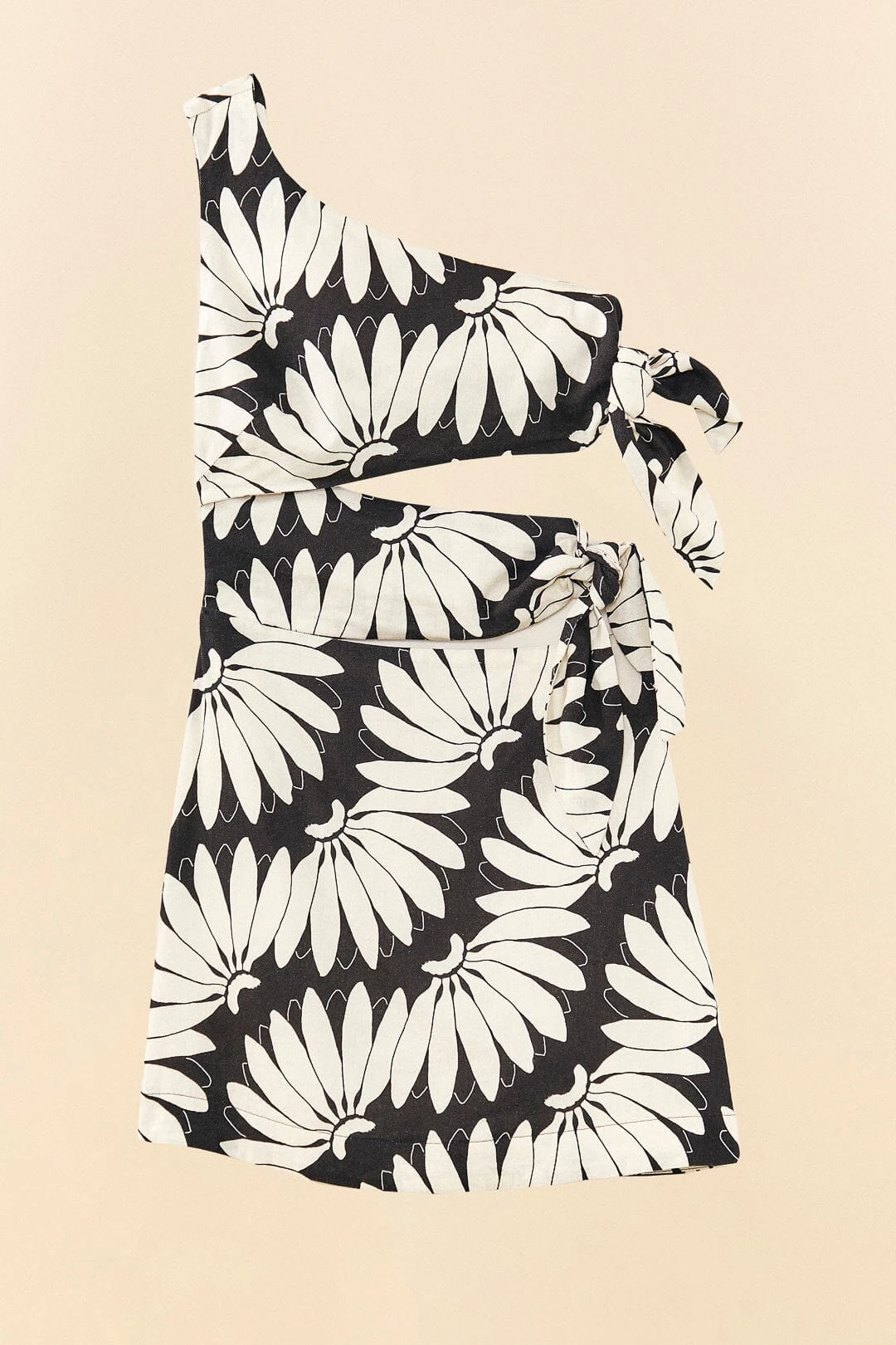 Farm Rio Black Copacabana Cut Out Mini Dress 8 Farm Rio Black Copacabana Cut Out Mini Dress - Image 6