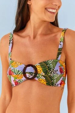Farm Rio Striped Bananas Bikini Top -Farm Rio Dress Shop 307049 04