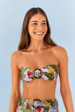Farm Rio Striped Bananas One Piece Swimsuit -Farm Rio Dress Shop 307051 06