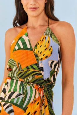 Farm Rio Striped Bananas Cover Up 12 Farm Rio Striped Bananas Cover Up -Farm Rio Dress Shop 307052 04