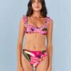 Farm Rio Pink Leopard Forest High Waisted Bikini Bottom 2 Farm Rio Pink Leopard Forest High Waisted Bikini Bottom -Farm Rio Dress Shop 307081 02