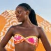 Farm Rio Tropical Woodcut Strapless Bikini Top -Farm Rio Dress Shop 307085 01