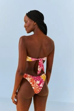 Farm Rio Tropical Woodcut High Leg Bikini Bottom -Farm Rio Dress Shop 307086 04