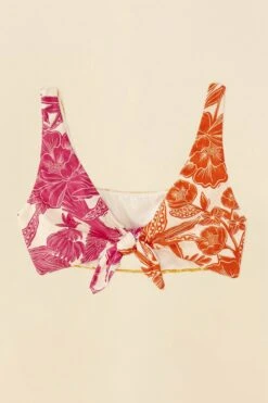 Farm Rio Tropical Woodcut Bikini Top -Farm Rio Dress Shop 307087 07