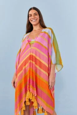 Farm Rio Shiny Stripes Cover Up -Farm Rio Dress Shop 307151 03