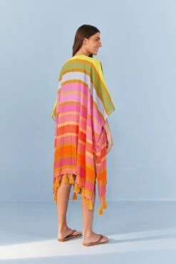 Farm Rio Shiny Stripes Cover Up -Farm Rio Dress Shop 307151 04