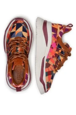 Farm Rio Graphic Scarves Platform Sneaker -Farm Rio Dress Shop 307583 04