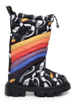 Farm Rio GRAPHIC TOUCANS PUFFY TALL BOOT -Farm Rio Dress Shop 307620 03