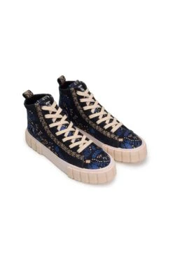 Farm Rio Black Macaw Forest Flatform Sneaker