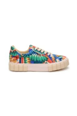 Farm Rio Chevron Toucans Flatform Sneaker 8 Farm Rio Chevron Toucans Flatform Sneaker -Farm Rio Dress Shop 307707 03