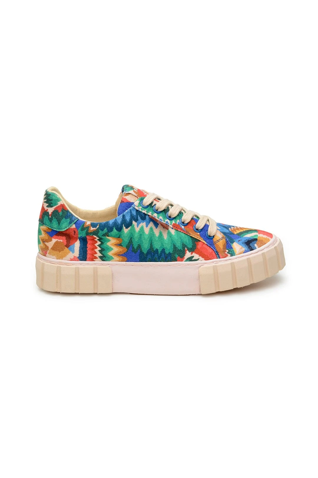 Farm Rio Chevron Toucans Flatform Sneaker 5 Farm Rio Chevron Toucans Flatform Sneaker - Image 3