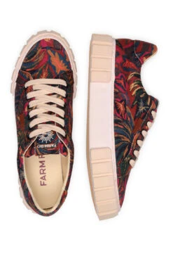 Farm Rio BROWN SUNSET FOREST FLATFORM SNEAKER 9 Farm Rio BROWN SUNSET FOREST FLATFORM SNEAKER -Farm Rio Dress Shop 307708 04