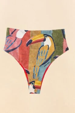 Farm Rio Wonderful Toucans High Waisted Bikini Bottom -Farm Rio Dress Shop 307923 05