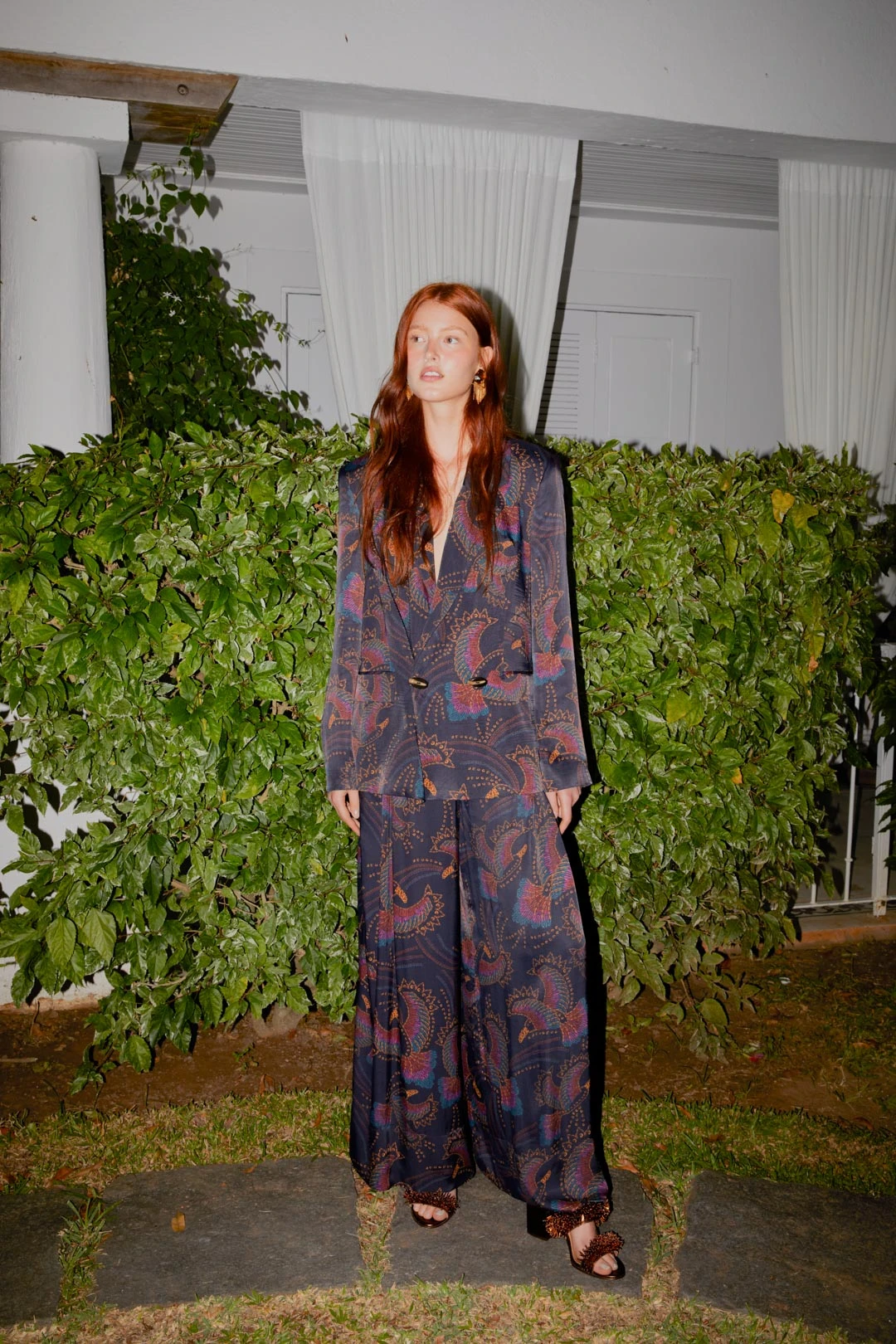 Farm Rio Sequin Toucans Lenzing™ Ecovero™ Viscose Pants 6 Farm Rio Sequin Toucans Lenzing™ Ecovero™ Viscose Pants - Image 4