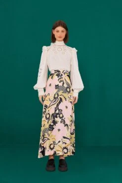 Farm Rio Off-White Romantic Blouse -Farm Rio Dress Shop 308187 03