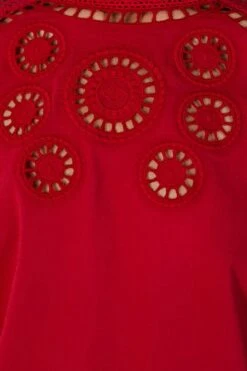 Farm Rio Red Romantic Blouse -Farm Rio Dress Shop 308188 04