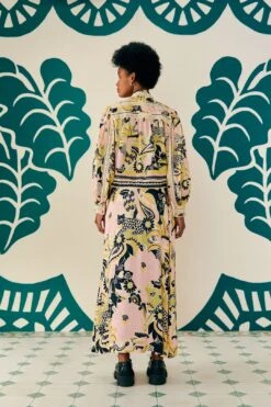 Farm Rio Sand Vintage Forest Blouse -Farm Rio Dress Shop 308206 04