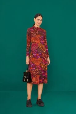 Farm Rio Leopard Hearts Jersey Dress 8 Farm Rio Leopard Hearts Jersey Dress -Farm Rio Dress Shop 308218 02