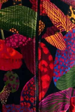 Farm Rio Leopard Mushroom French Terry Jumpsuit -Farm Rio Dress Shop 308221 05