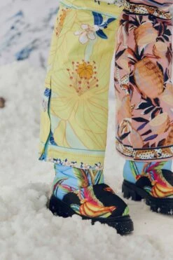 Farm Rio Mixed Scarves Ski Pants -Farm Rio Dress Shop 308307 03