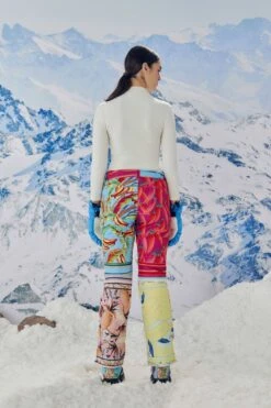 Farm Rio Mixed Scarves Ski Pants -Farm Rio Dress Shop 308307 04
