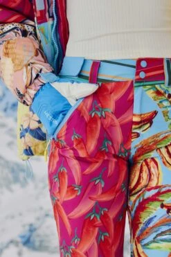 Farm Rio Mixed Scarves Ski Pants -Farm Rio Dress Shop 308307 05