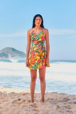 Farm Rio Colorful Banana Cover Up -Farm Rio Dress Shop 308509 02