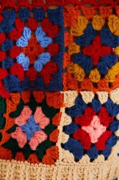 Farm Rio Multicolor Patchwork Crochet Vest 10 Farm Rio Multicolor Patchwork Crochet Vest -Farm Rio Dress Shop 309108 04