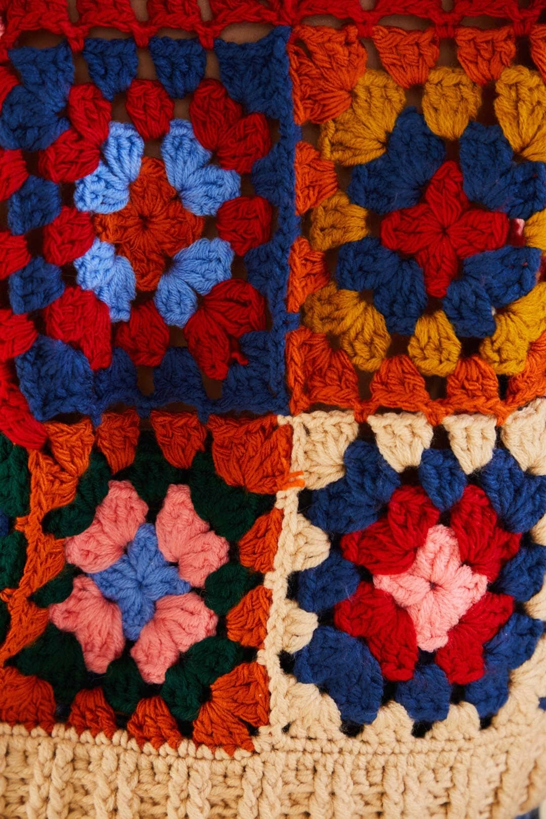 Farm Rio Multicolor Patchwork Crochet Vest 6 Farm Rio Multicolor Patchwork Crochet Vest - Image 4