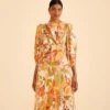 Farm Rio Sand Leopard Forest Midi Dress 1 Farm Rio Sand Leopard Forest Midi Dress -Farm Rio Dress Shop 309150 01