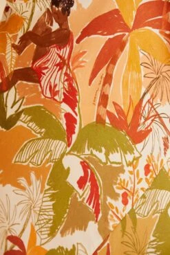 Farm Rio Sand Leopard Forest Midi Dress -Farm Rio Dress Shop 309150 05