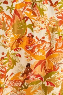 Farm Rio Sand Leopard Forest Maxi Dress 12 Farm Rio Sand Leopard Forest Maxi Dress -Farm Rio Dress Shop 309151 05